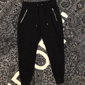 H&M sweatpants joggers with zipper pockets medium